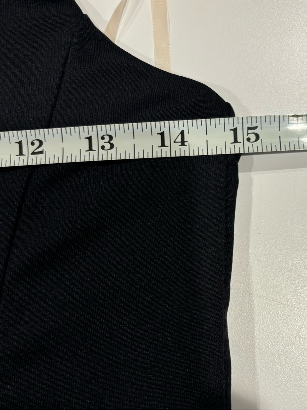 Patagonia Halter Midi Dress Black Athletic Activewear Gorpcore Stretchy Womens M - Picture 13 of 14